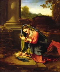 Notre-Dame adorant l